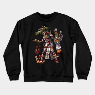 Aztec God Tezcatlipoca Crewneck Sweatshirt